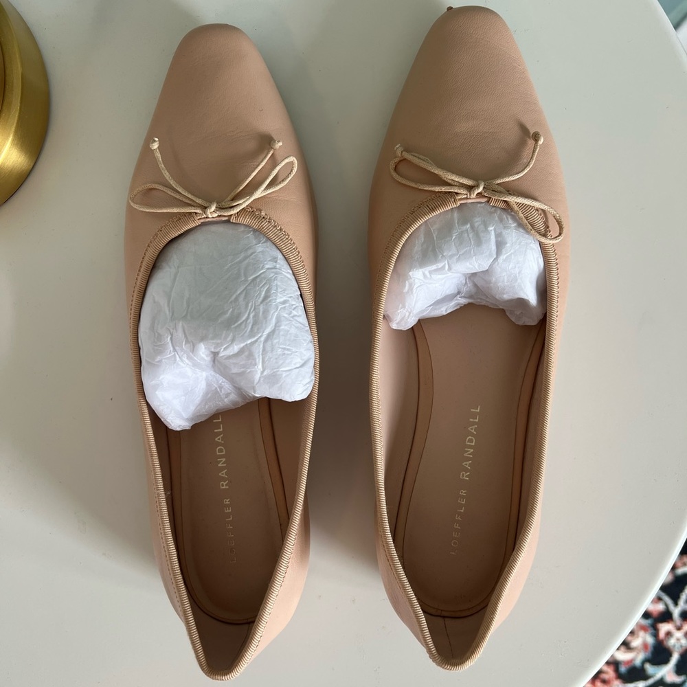 Loeffler Randall Georgie ballet flats in Blush. Size 7.5